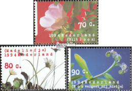 Niederlande 1504-1506 (kompl.Ausg.) Postfrisch 1994 Blumen - Unused Stamps