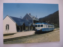 LIORAN (15) : Autorail X 2909 A Ssuirant Une Liaison Clermont-Ferrand à  Aurillac En Juin 1996 - Stations - Met Treinen