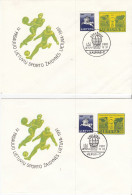 LITHUANIA 1991 Cover Basketball Special Cancel Kaunas, Vilnius #LTV260 - Lithuania