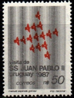 1987 Uruguay Visit Of Pope John Paul II To La Plata Region #1232 ** MNH - Uruguay