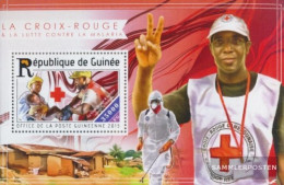 Guinea Miniature Sheet 2512 (complete. Issue) Unmounted Mint / Never Hinged 2015 Red Cross - Guinée (1958-...)