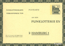 Berlin (West) FP8 Funklotterie-Postkarte Gefälligkeitsgestempelt Gebraucht 1966 Dt. Bauwerke I - Postkarten - Gebraucht