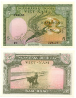 South Vietnam 5 Dong ND 1955 P-2 UNC - Vietnam