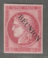 REUNION - N°12 * (1891) 80c Rose - Ongebruikt