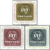 Portugal 982-984 (complete Issue) Unmounted Mint / Never Hinged 1965 Telecommunication Union ITU - Nuevos