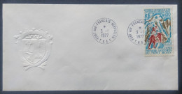 Enveloppe Premier Jour Mont Ross Timbre N° 61 TAAF Kerguelen 1977 - FDC