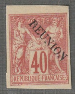 REUNION - N°14a * (1891) 40c Rouge-orange - Ungebraucht