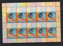 AUSTRALIA  - 2000 - MILLENIUM HOLOGRAM SHEETLET OF 10  MINT NEVER HINGED - Ungebraucht