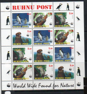 ESTONIA LOCALS - RUHNU POST - WWF SET OF 4 IN SHEETELT OF 12  MINT NEVER HINGED - Estonia