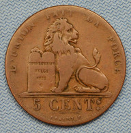 Belgique / Belgium • 5 Centimes 1847 • [24-630] - 5 Cent