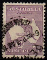 AUSTRALIE 1912-9 O FILIGRANE TYPE III° - Gebruikt