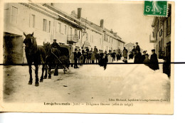 CPA . JURA.D39. LONGCHAUMOIS . Diligence Bouvet (effet De Neige) - Sonstige & Ohne Zuordnung