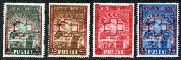 REF 091 > ALBANIE < Yv N° 326 à 329 * * < Neuf Luxe  Dos Visible MNH * * Cote 135 € > Albania Croix Rouge - Albania