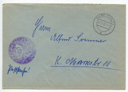 Germany, East 1960 Cover; Calbe (Saale) - Handstamp With Post Horn (Deutsche Post?) - Covers & Documents