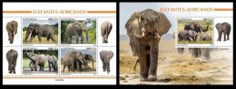 Guinea Bissau 2023 Elephants. (306) OFFICIAL ISSUE - Eléphants