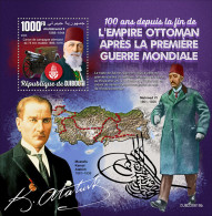 Djibouti 2023 100 Years Since The End Of The Ottoman Empire. Mustafa Kemal Atatürk. (619b) OFFICIAL ISSUE - Other & Unclassified