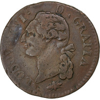 France, Louis XVI, Sol, 1791, Lyon, Cuivre, TB, Gadoury:350 - 1774-1791 Luigi XVI