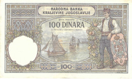 JUGOSLAVIA  - REGNO - 1929 - 100 DINARI - - Jugoslawien