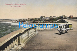 227306 ARGENTINA MAR DEL PLATA EXPLANADA Y PLAYA GRANDE ED REY Nº 52 POSTAL POSTCARD - Argentinien