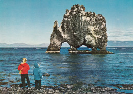 Iceland - The Peculiar Rock Hvitserkur In Hunafloi North Iceland - Islande