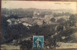 Cpa 24 Dordogne, Ribérac, Vue Générale, éd ND N° 20, écrite En 1911 - Riberac