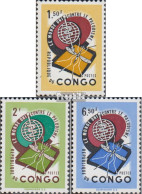 Kongo (Kinshasa) 92-94 (kompl.Ausg.) Postfrisch 1962 Kampf Gegen Malaria - Otros & Sin Clasificación