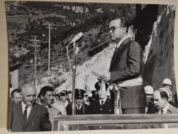 Abruzzo Autostrada A24 Cerimonia Abbatimento Diaframma GALLERIA Monte S. ROCCO 1967. Ministri Natali Mancini - Europa