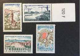 1967 Luxembourg - Centenary Of Treaty Of Londen, Tourism Port Fluvial Mertert - Unused - Nuevos