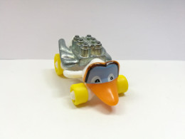 Kinder :  K99 N23   Tierische Dragster Mit Metallmotor 1998 - Gans - Metalen Beeldjes