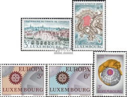 Luxemburg 746-747,748-749,750 (kompl.Ausg.) Postfrisch 1967 London, Europa, Lions - Neufs