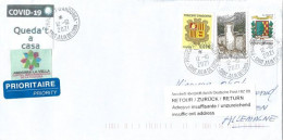 Letter To Munchen (Germany) During COVID19 Confinement, Return To Sender In Andorra - Storia Postale