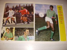 FOOTBALL COUPURE PRESSE MS20 COULEUR 2 Pages 1969/70 Les ETRANGERS De FRANCE   - Sport