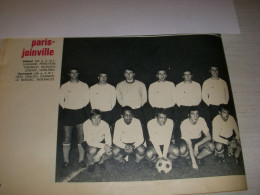 FOOTBALL COUPURE PRESSE MF53 N&B 17x14 1970 PARIS JOINVILLE - Sport