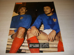 FOOTBALL COUPURE PRESSE FM124 COULEUR 32x24 1969 LEMERRE JC BRAS EQUIPE FRANCE - Sport