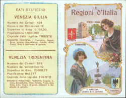 Az745 Cartina Pubblicitaria Acqua Chinina Trieste Trento - Reclame