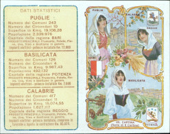 Az746 Cartina Pubblicitaria Acqua Chinina Reggio Calabria Potenza - Werbepostkarten