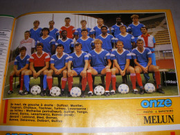 FOOTBALL COUPURE COULEUR 1987-1988 20x15 D2 GrB MELUN  - Deportes