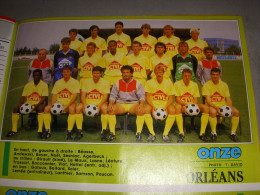 FOOTBALL COUPURE COULEUR 1987-1988 20x15 D2 GrA ORLEANS  - Deportes