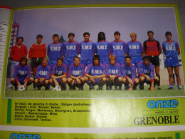 FOOTBALL COUPURE COULEUR 1987-1988 20x15 D2 GrA GRENOBLE  - Sport