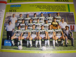 FOOTBALL COUPURE COULEUR 1987-1988 20x15 D2 GrA SETE  - Deportes