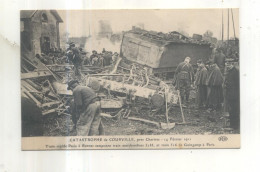 Catastrophe De Courville, Près Chartres, 14 Février 1911, Train Rapide Paris à Rennes Tamponne Train Marchandises - Courville