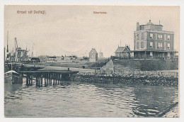 15- Prentbriefkaart Delfzijl 1910 - Vuurtoren - Delfzijl