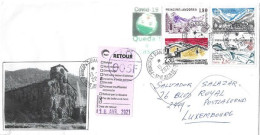 Letter To LUXEMBOURG,  During COVID19 Confinement, Return To Sender In Andorra - Lettres & Documents