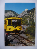 ENTREVAUX (06) Chemin De Fer De Provence : Autorail SY-02 ( X 302) Vers 1970-80 - Materiale