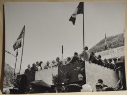 Abruzzo Autostrada A24 Cerimonia Abbatimento Diaframma GALLERIA Monte S. ROCCO 1967. Ministri Natali Mancini - Europa