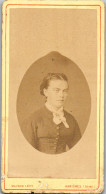  Carte De Visite Cdv Photo Vintage Albumen Lévy Asnières Rouen Femme Mode - Anonyme Personen