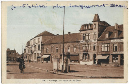 Aulnoy Place De La Gare 1946 - Aulnoye