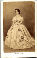  Carte De Visite Cdv Photo Vintage Albumen Pesme Reine De Naples Peinture ? - Célébrités