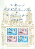 Isle Of Man MNH Minisheet - Royalties, Royals