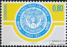 Luxemburg 2258 (kompl.Ausg.) Postfrisch 2021 Soroptimist - Ungebraucht